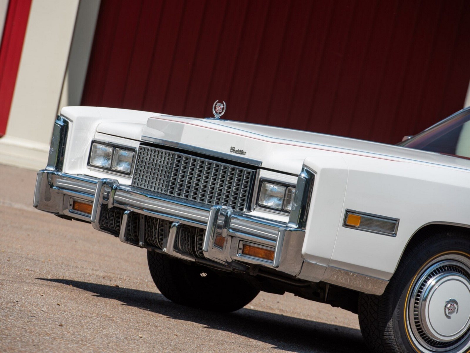 1976 - CADILLAC ELDORADO CONVERTIBLE COTILLION WHITE, foto 32