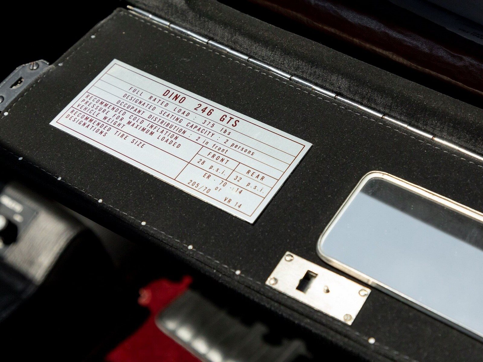 1973 - FERRARI DINO F246 GTS NERO, foto 65
