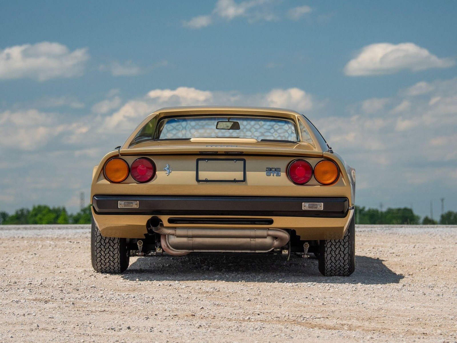 FERRARI F308 GTB VETRORESINA ORO CHIARO, foto 5