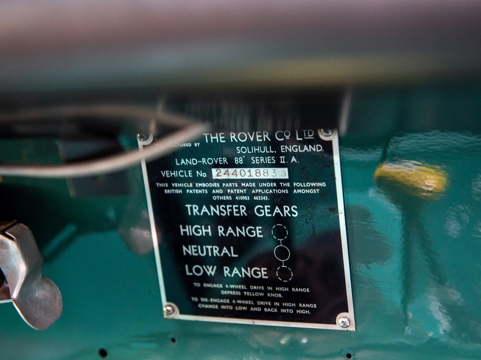 1963 - LAND ROVER SERIES IIA 88, foto 28