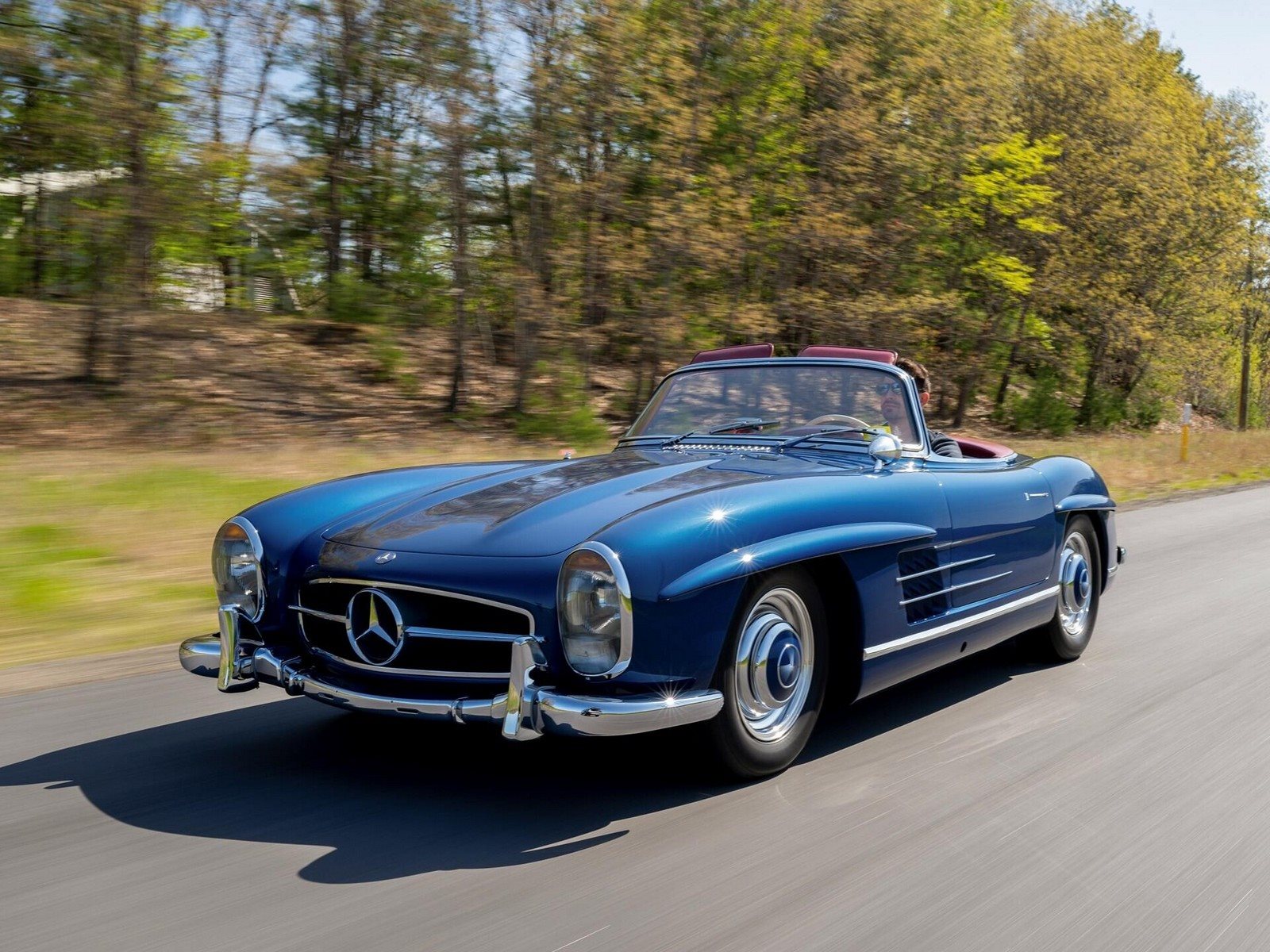 1961 - MERCEDES-BENZ 300 SL ROADSTER MEDIUM BLUE, foto 1