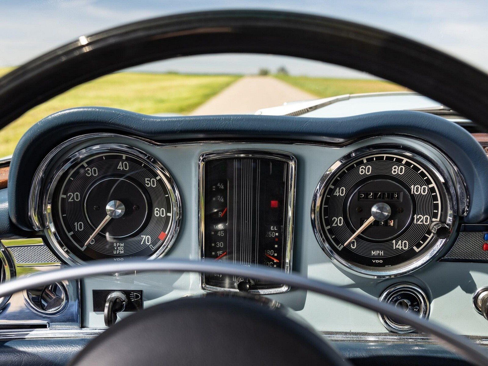 1970 - MERCEDES-BENZ 280 SL HORIZON BLUE, foto 12