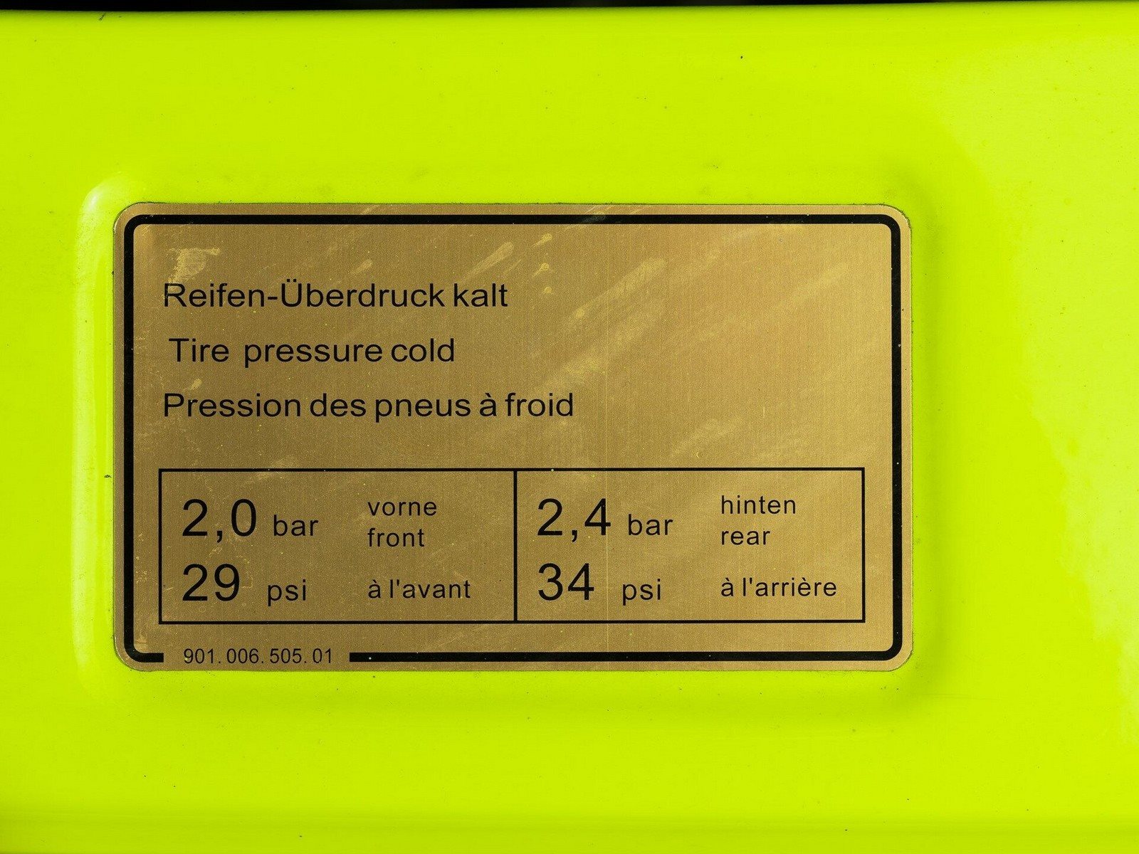 1972 - PORSCHE 911 CARRERA RS 2.7 BRIGHT YELLOW, foto 60