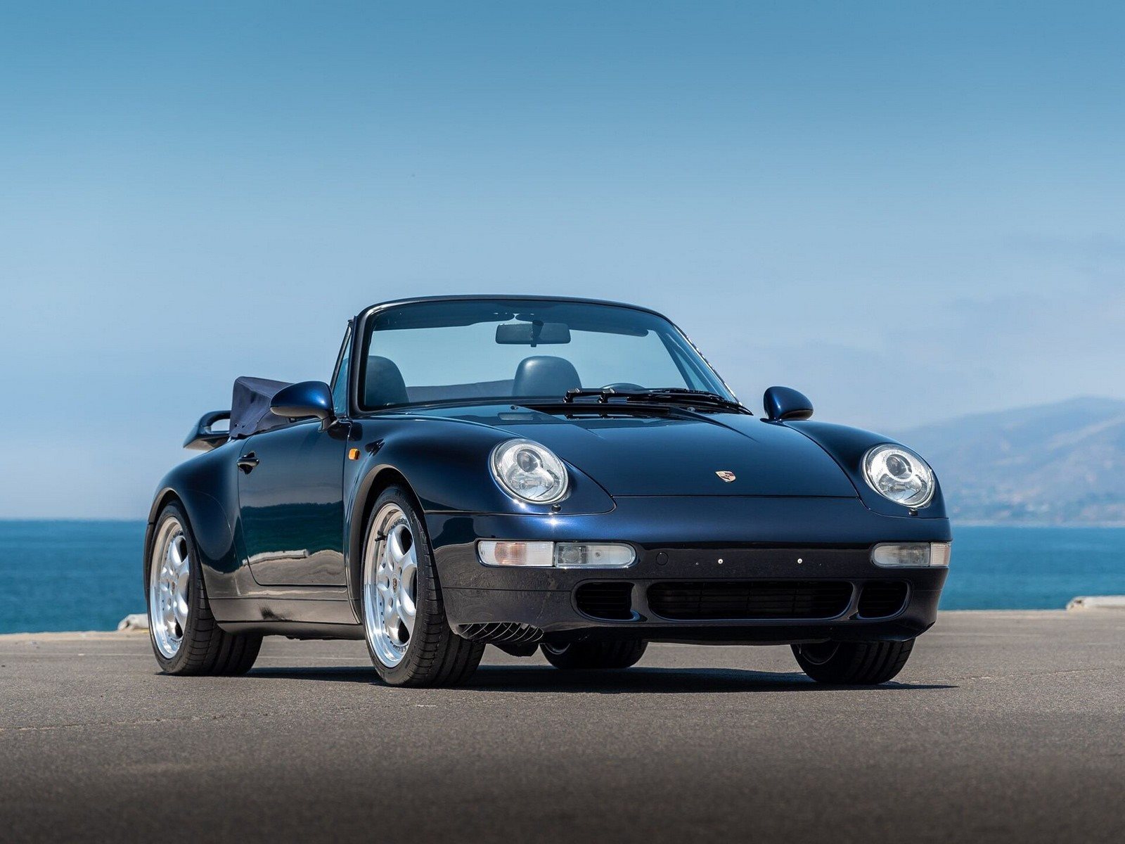 1995 - PORSCHE 911 TURBO CABRIOLET MIDNIGHT BLUE METALLIC, foto 3