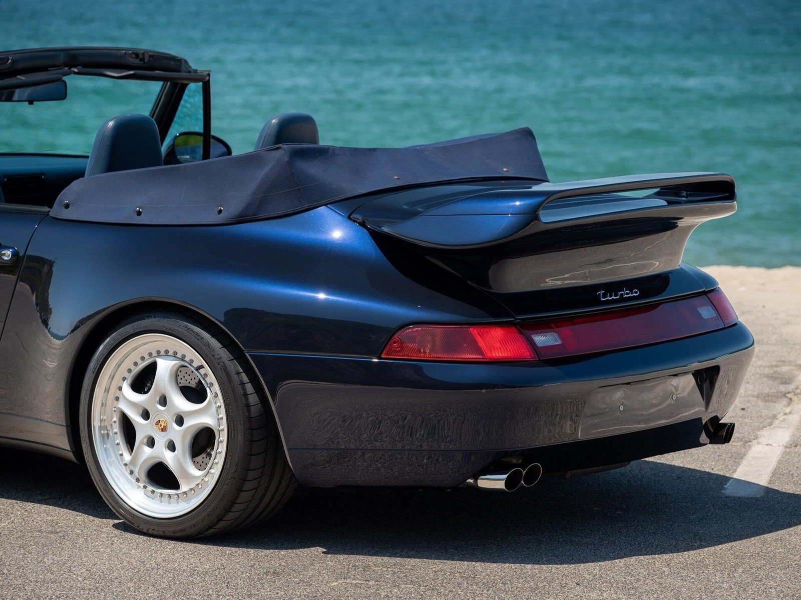 1995 - PORSCHE 911 TURBO CABRIOLET MIDNIGHT BLUE METALLIC, foto 17