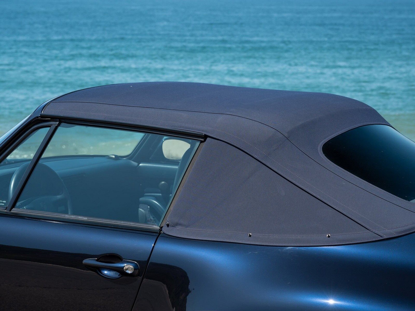 1995 - PORSCHE 911 TURBO CABRIOLET MIDNIGHT BLUE METALLIC, foto 19