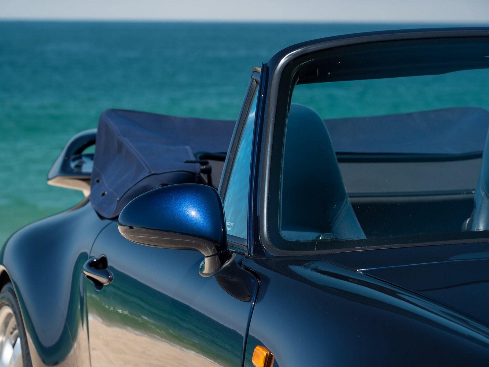1995 - PORSCHE 911 TURBO CABRIOLET MIDNIGHT BLUE METALLIC, foto 24
