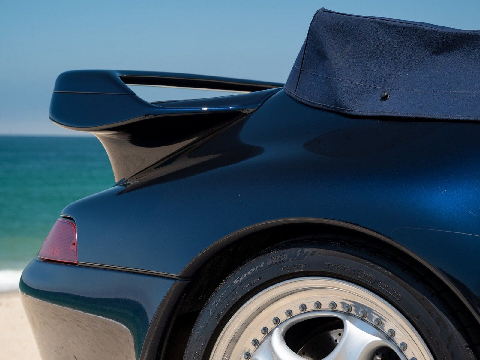 1995 - PORSCHE 911 TURBO CABRIOLET MIDNIGHT BLUE METALLIC, foto 25