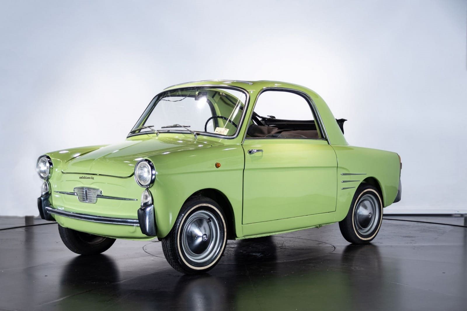 1961 - AUTOBIANCHI BIANCHINA TRANSFORMABILE VERDE CHIARO, foto 1