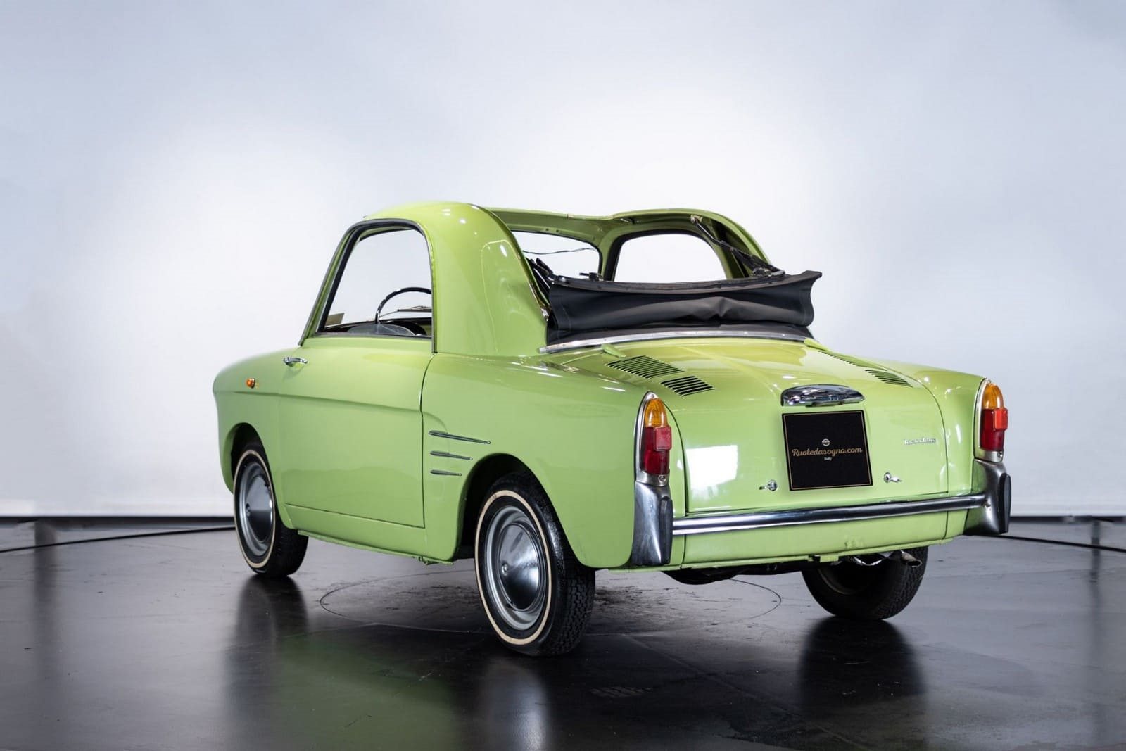 1961 - AUTOBIANCHI BIANCHINA TRANSFORMABILE VERDE CHIARO, foto 4