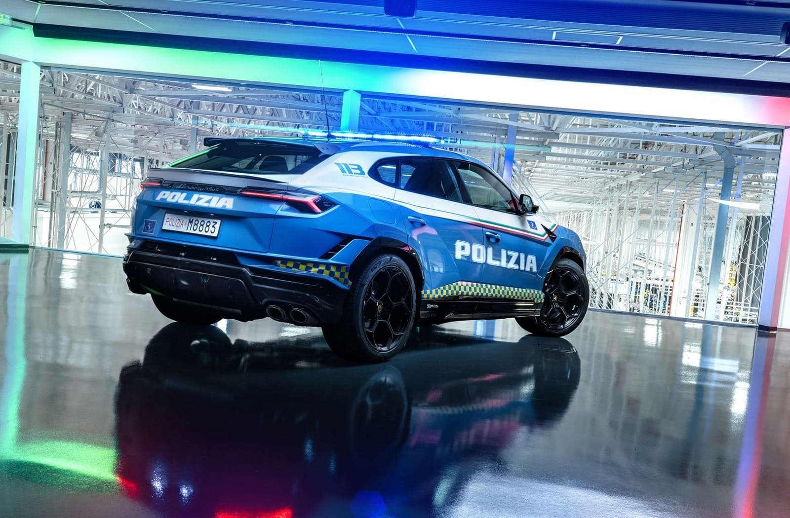 LAMBORGHINI URUS PERFORMANTE POLIZIA STRADALE, foto 2