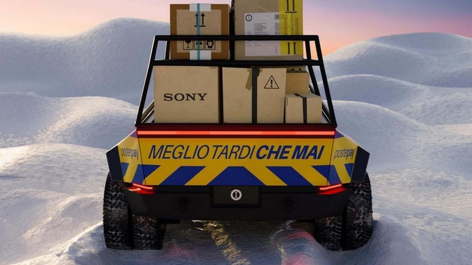 2025 - TESLA CYBERTRUCK POSTE ITALIANE BY GARAGE ITALIA, foto 4