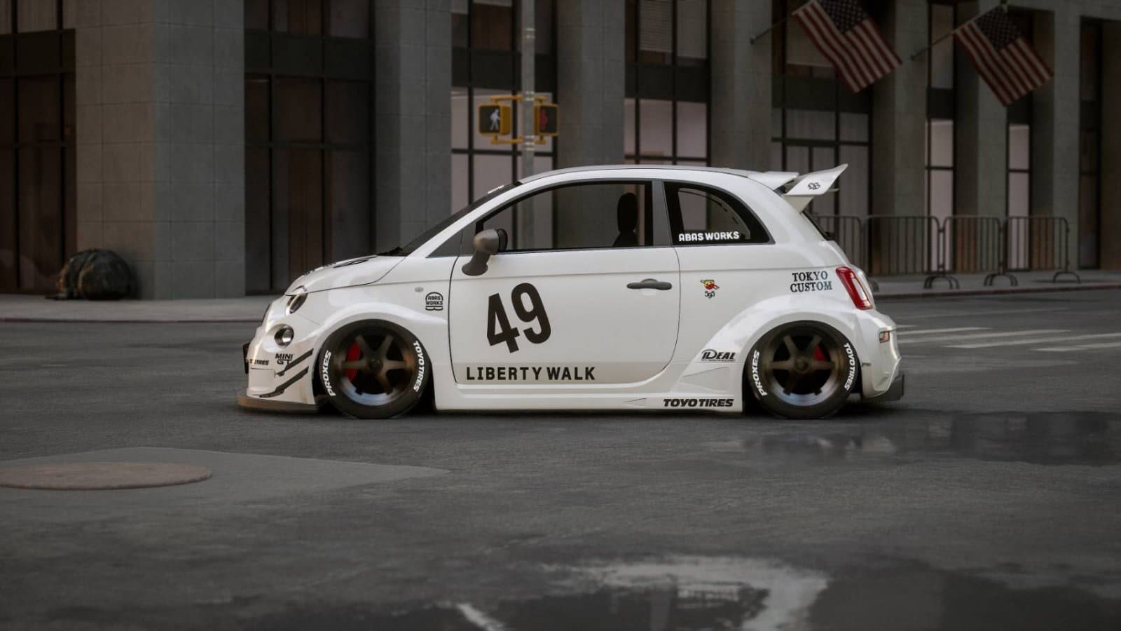 2024 - FIAT 595 ABARTH BY LIBERTY WALK, foto 2