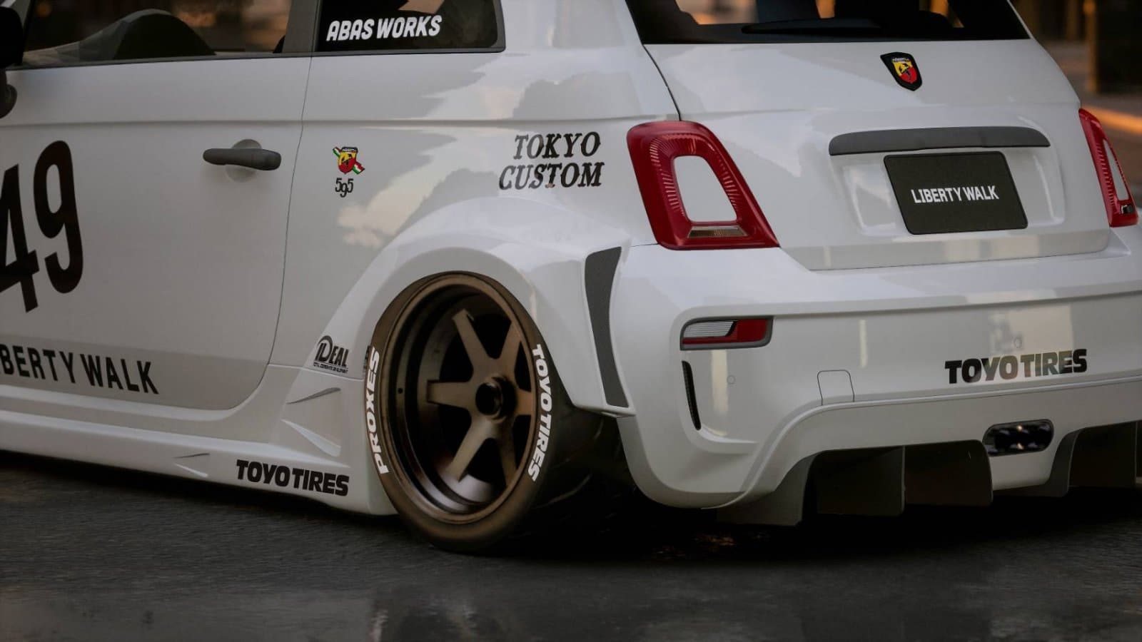 2024 - FIAT 595 ABARTH BY LIBERTY WALK, foto 4