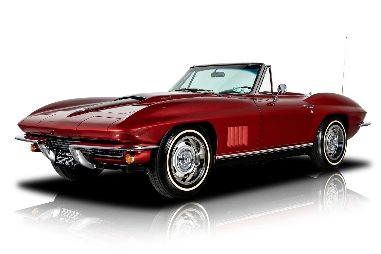 1967 - CHEVROLET CORVETTE CONVERTIBLE MARLBORO MAROON, foto 39