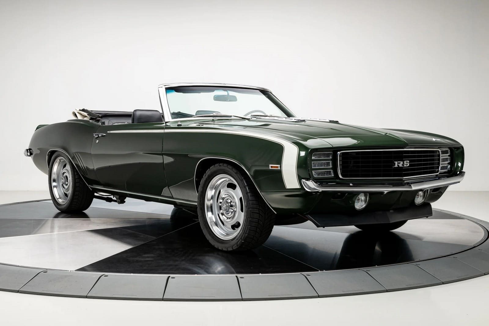 1969 - CHEVROLET CAMARO RS CONVERTIBLE FATHOM GREEN, foto 4