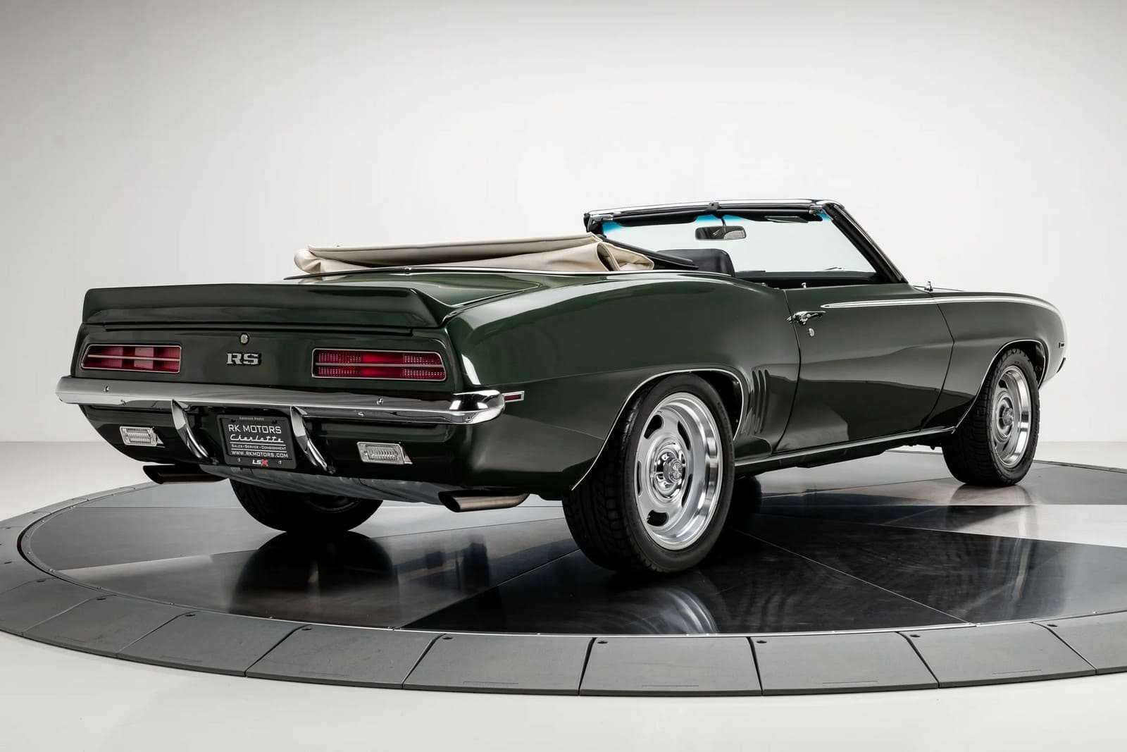 1969 - CHEVROLET CAMARO RS CONVERTIBLE FATHOM GREEN, foto 13