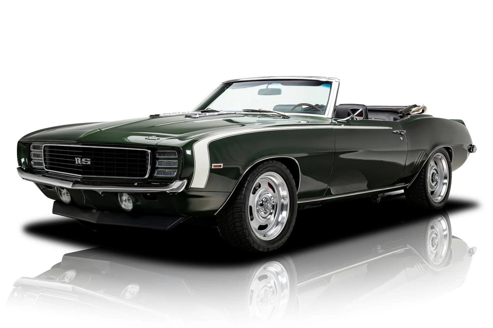 1969 - CHEVROLET CAMARO RS CONVERTIBLE FATHOM GREEN, foto 50