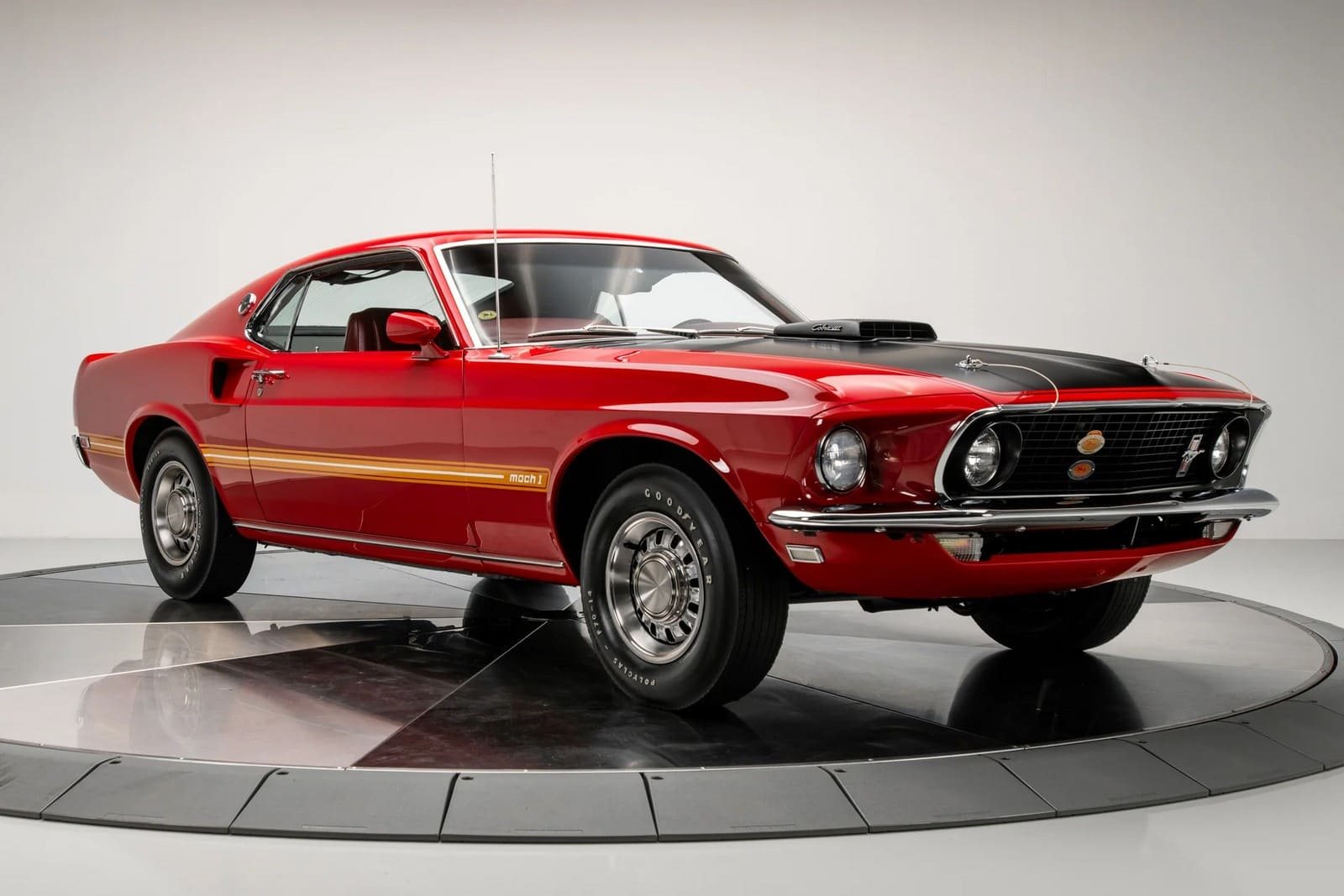 1969 - FORD MUSTANG MACH 1 CANDY APPLE RED, foto 4