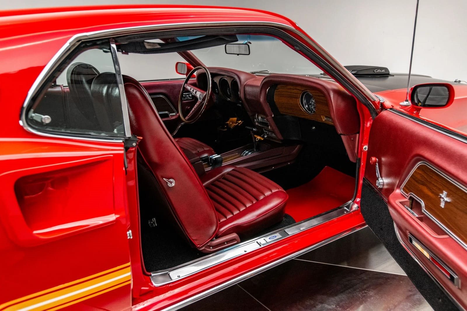 1969 - FORD MUSTANG MACH 1 CANDY APPLE RED, foto 39