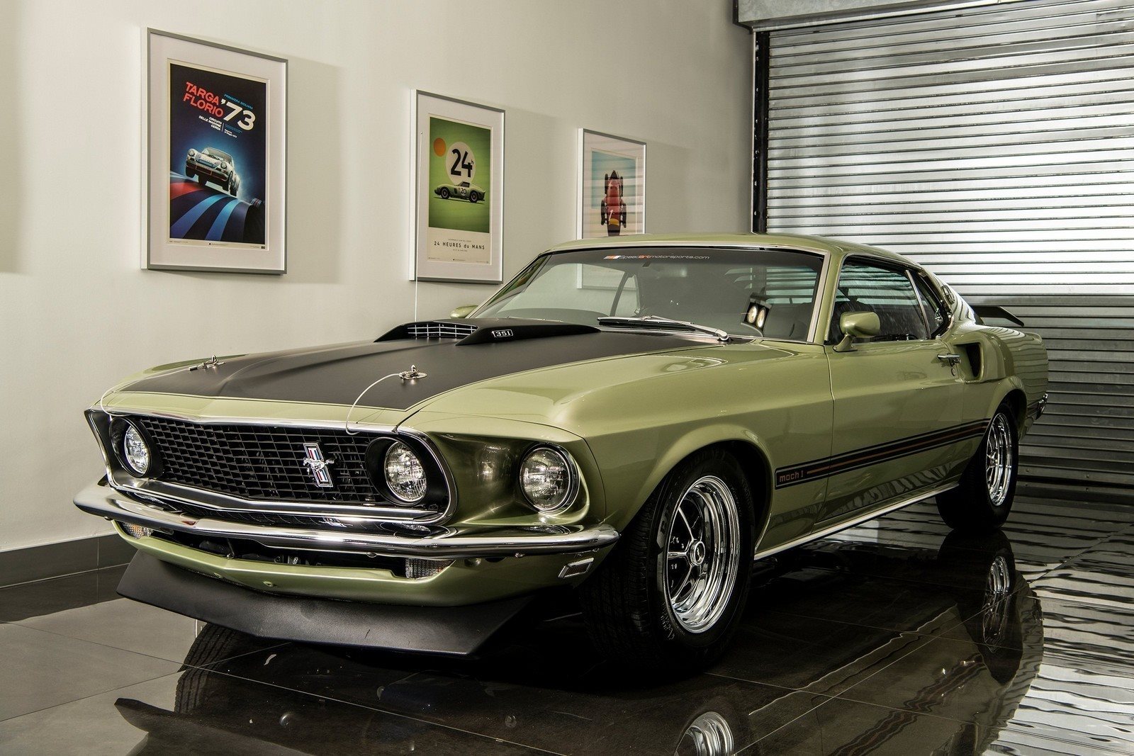1969 - FORD MUSTANG MACH 1 LIME GOLD, foto 1