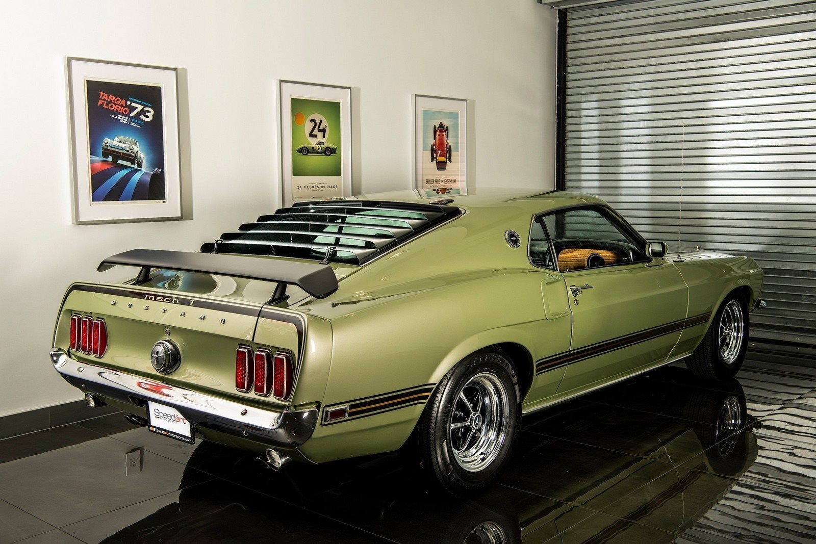 1969 - FORD MUSTANG MACH 1 LIME GOLD, foto 2