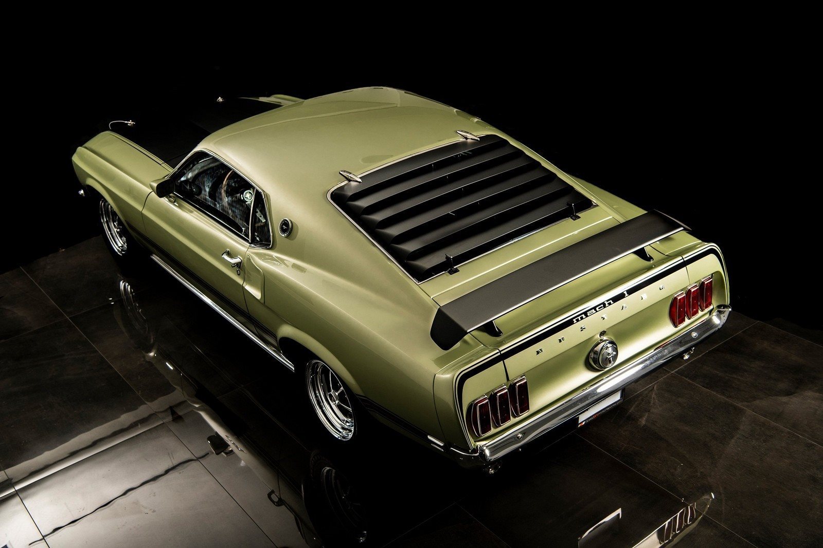 1969 - FORD MUSTANG MACH 1 LIME GOLD, foto 6