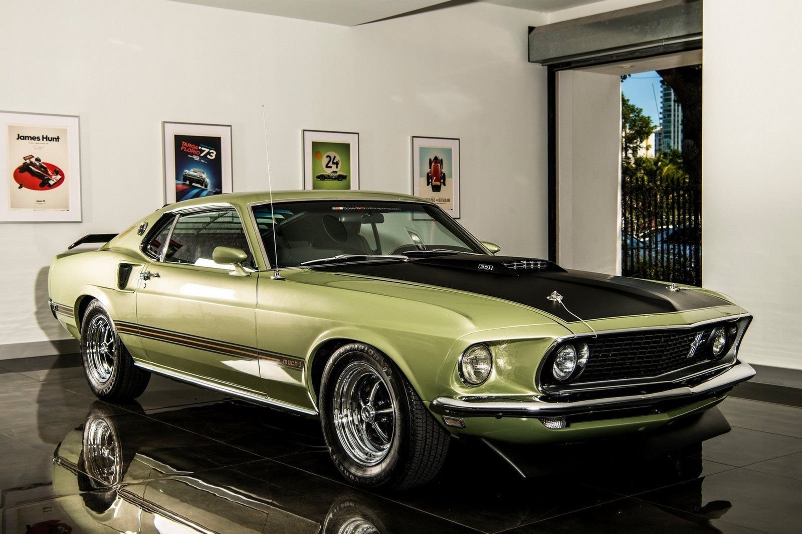 1969 - FORD MUSTANG MACH 1 LIME GOLD, foto 8