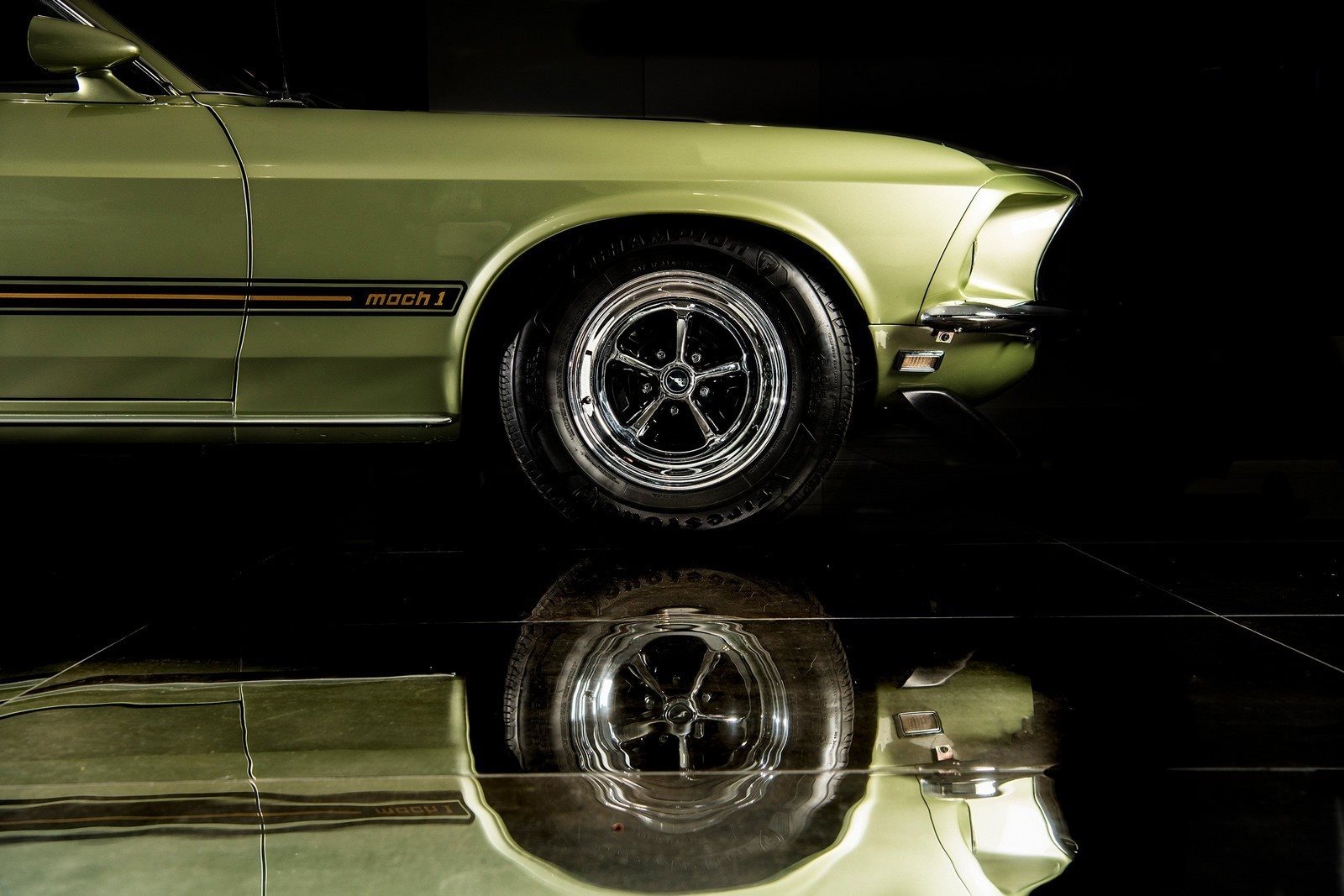 1969 - FORD MUSTANG MACH 1 LIME GOLD, foto 15