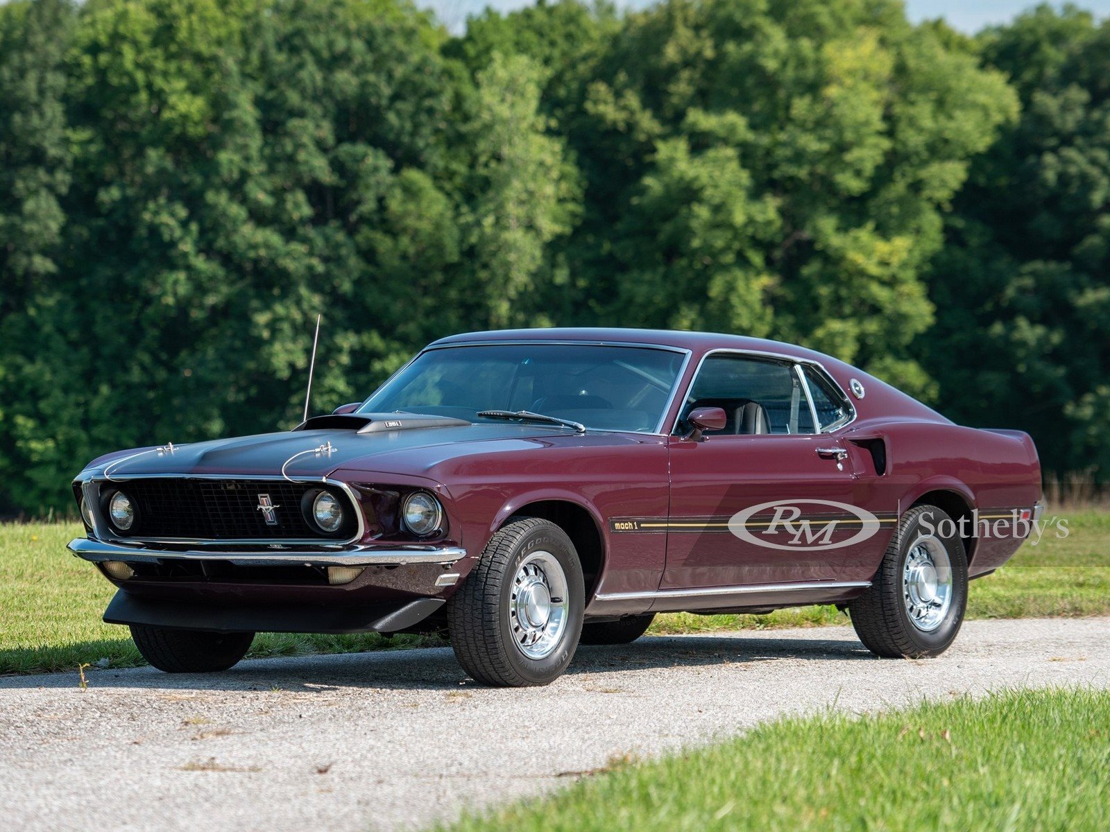 1969 - FORD MUSTANG MACH 1 ROYAL MAROON, foto 1