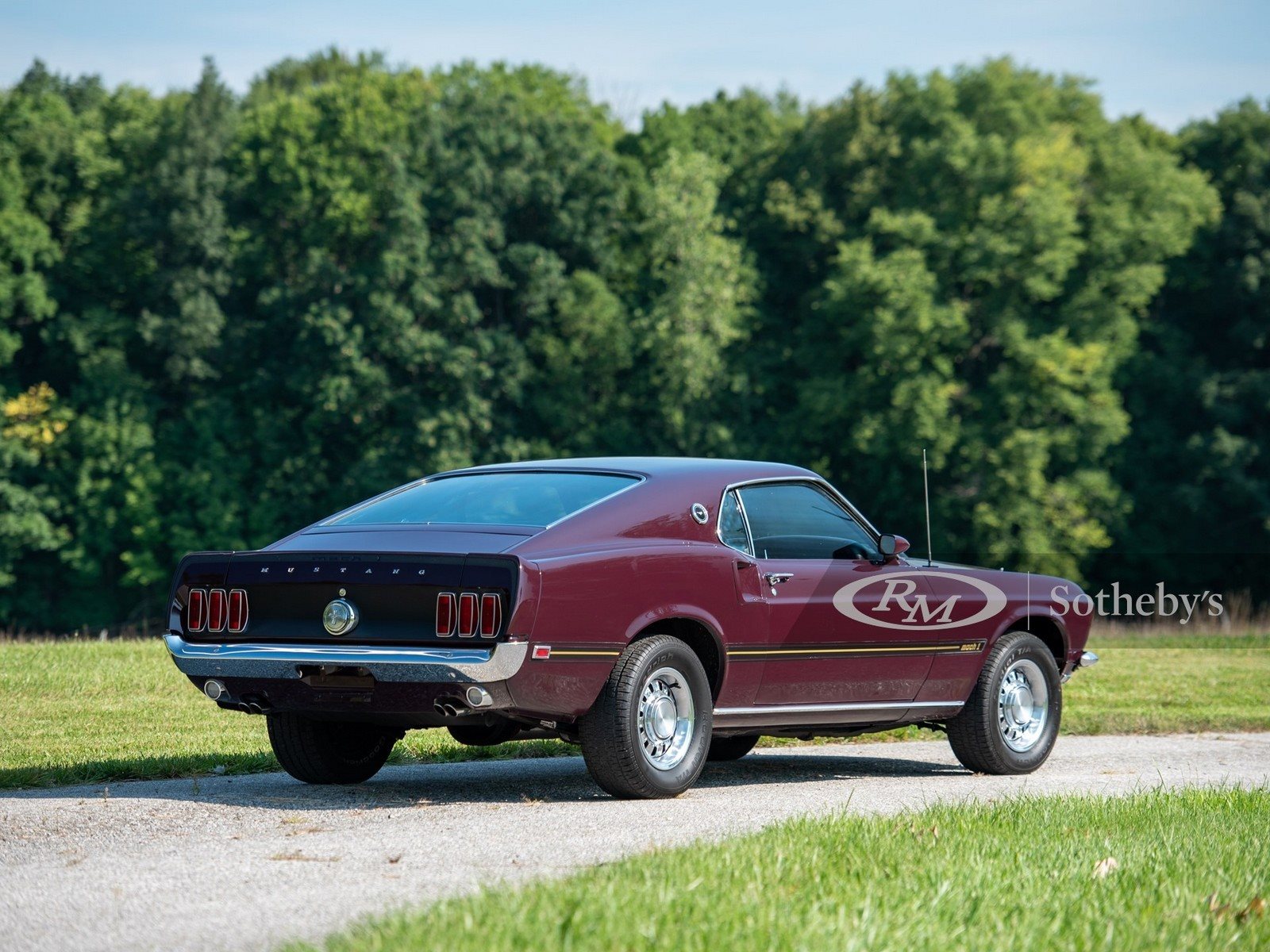 1969 - FORD MUSTANG MACH 1 ROYAL MAROON, foto 2