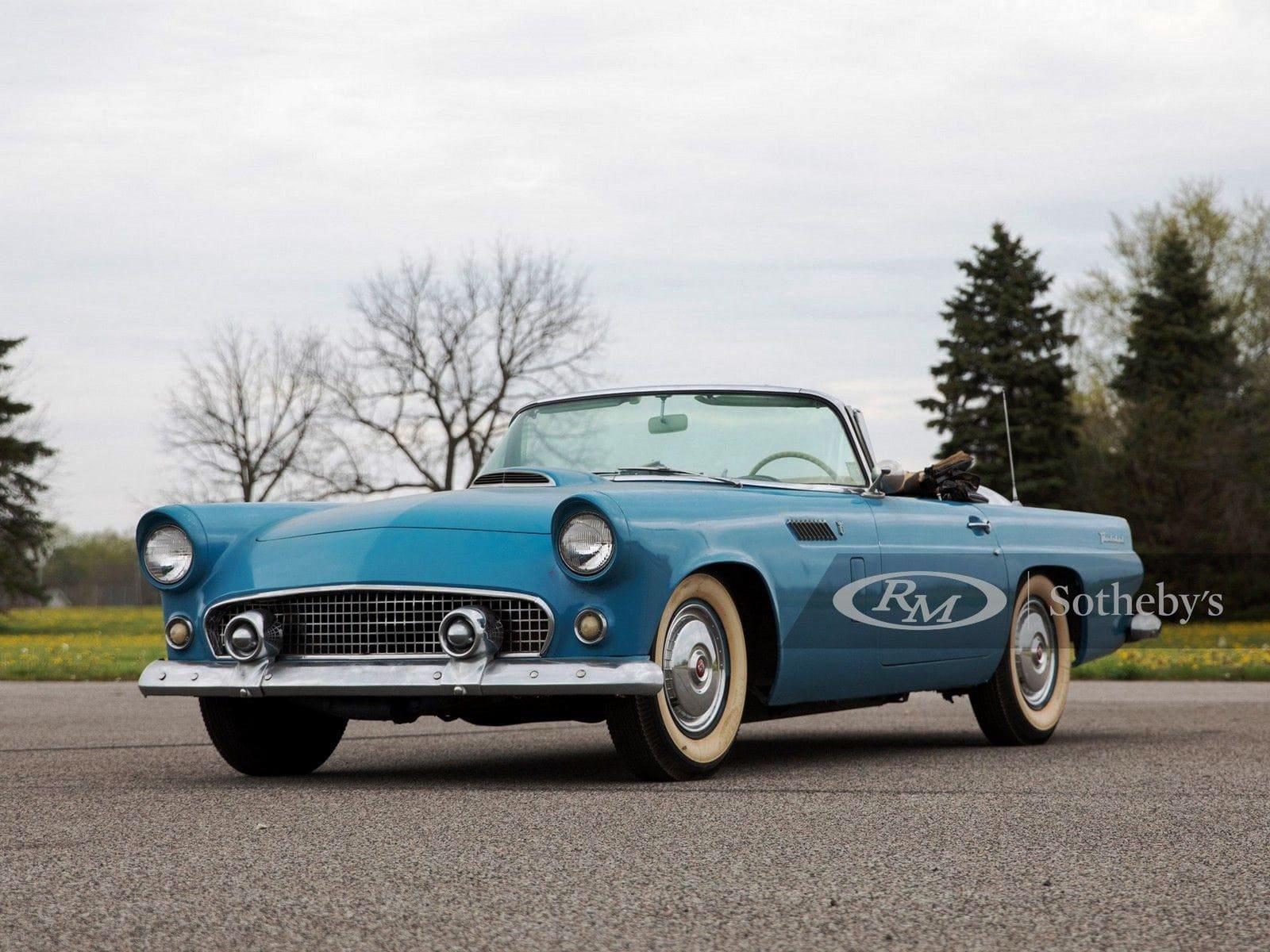 1956 - FORD THUNDERBIRD BERMUDA BLUE, foto 1