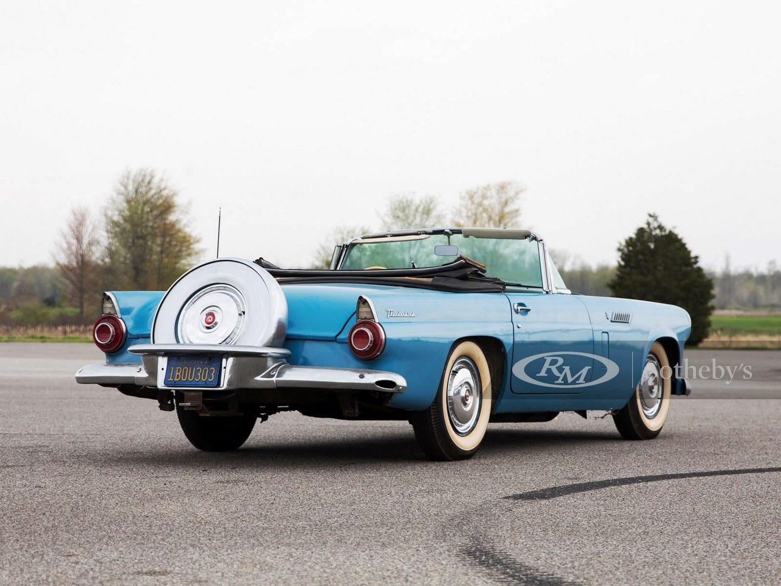 1956 - FORD THUNDERBIRD BERMUDA BLUE, foto 2