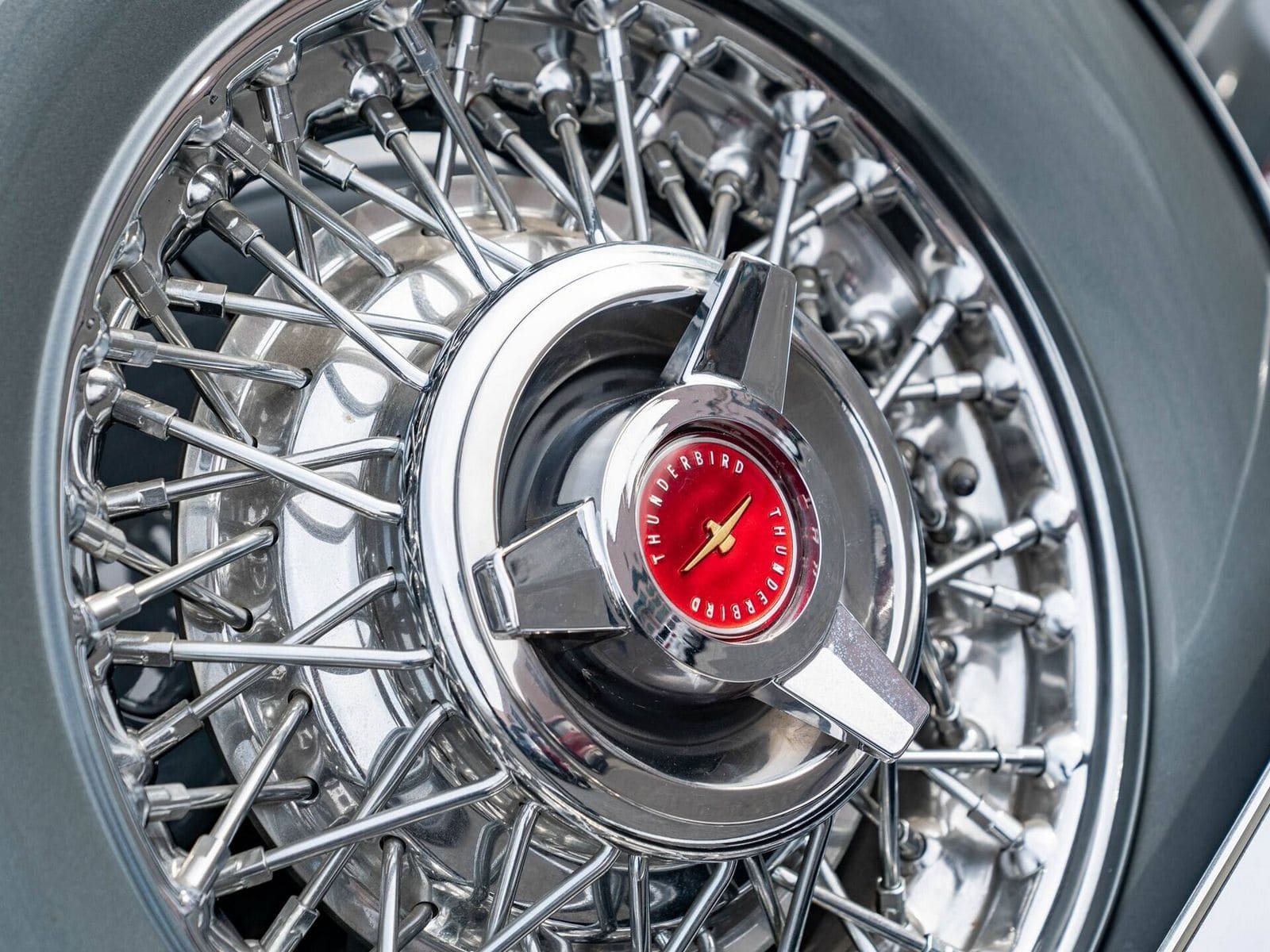 1956 - FORD THUNDERBIRD GREY POLI, foto 27