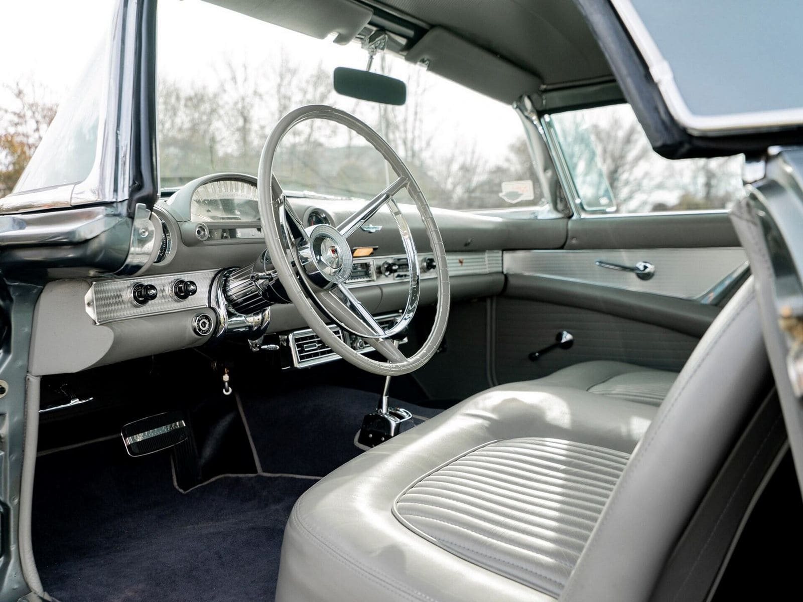 1956 - FORD THUNDERBIRD GREY POLI, foto 33