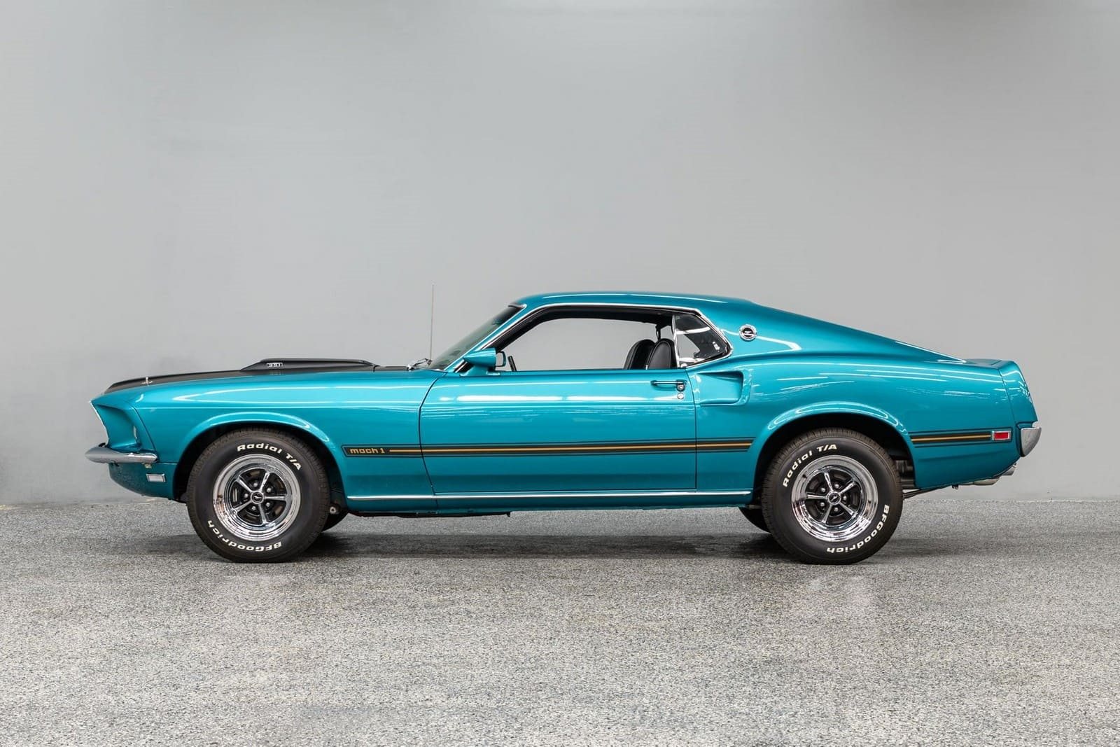 1969 - FORD MUSTANG MACH 1 GULFSTREAM AQUA, foto 2