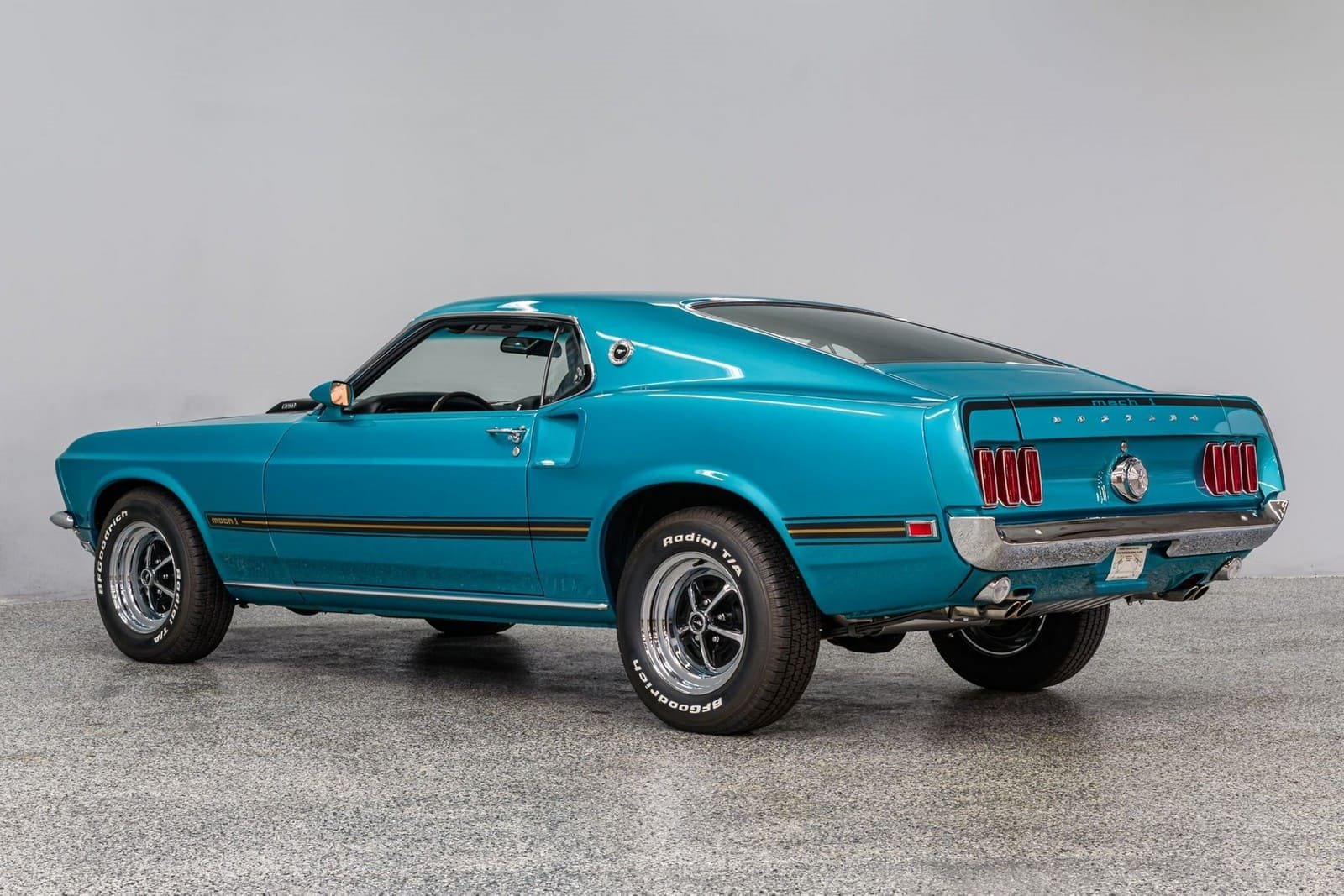 1969 - FORD MUSTANG MACH 1 GULFSTREAM AQUA, foto 3
