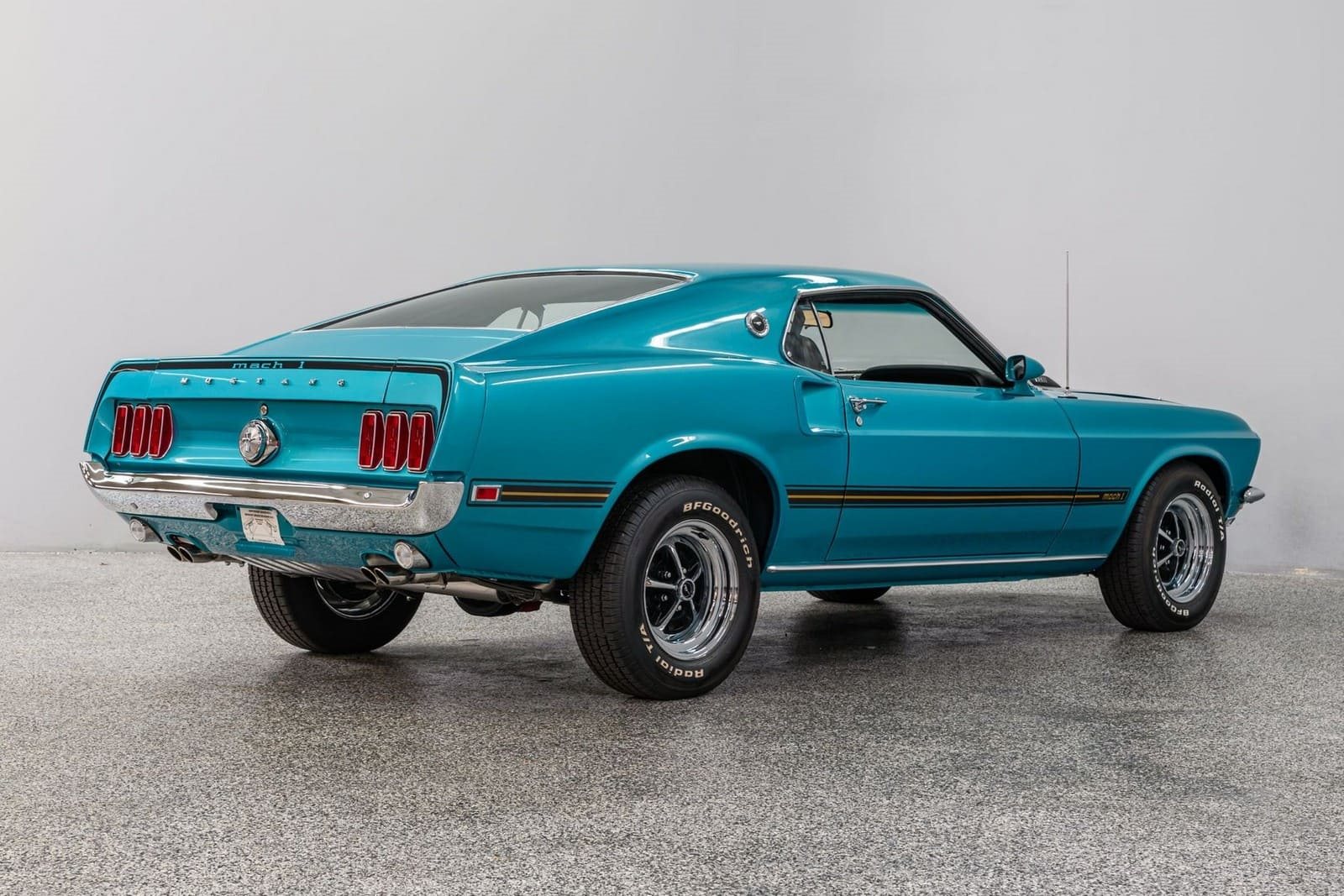1969 - FORD MUSTANG MACH 1 GULFSTREAM AQUA, foto 5