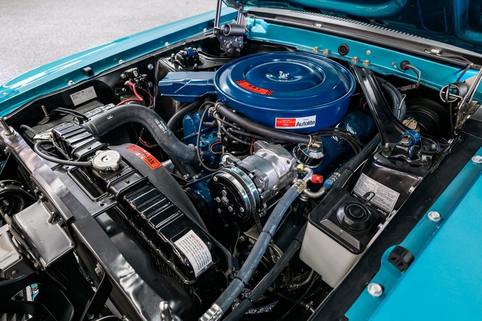 1969 - FORD MUSTANG MACH 1 GULFSTREAM AQUA, foto 21