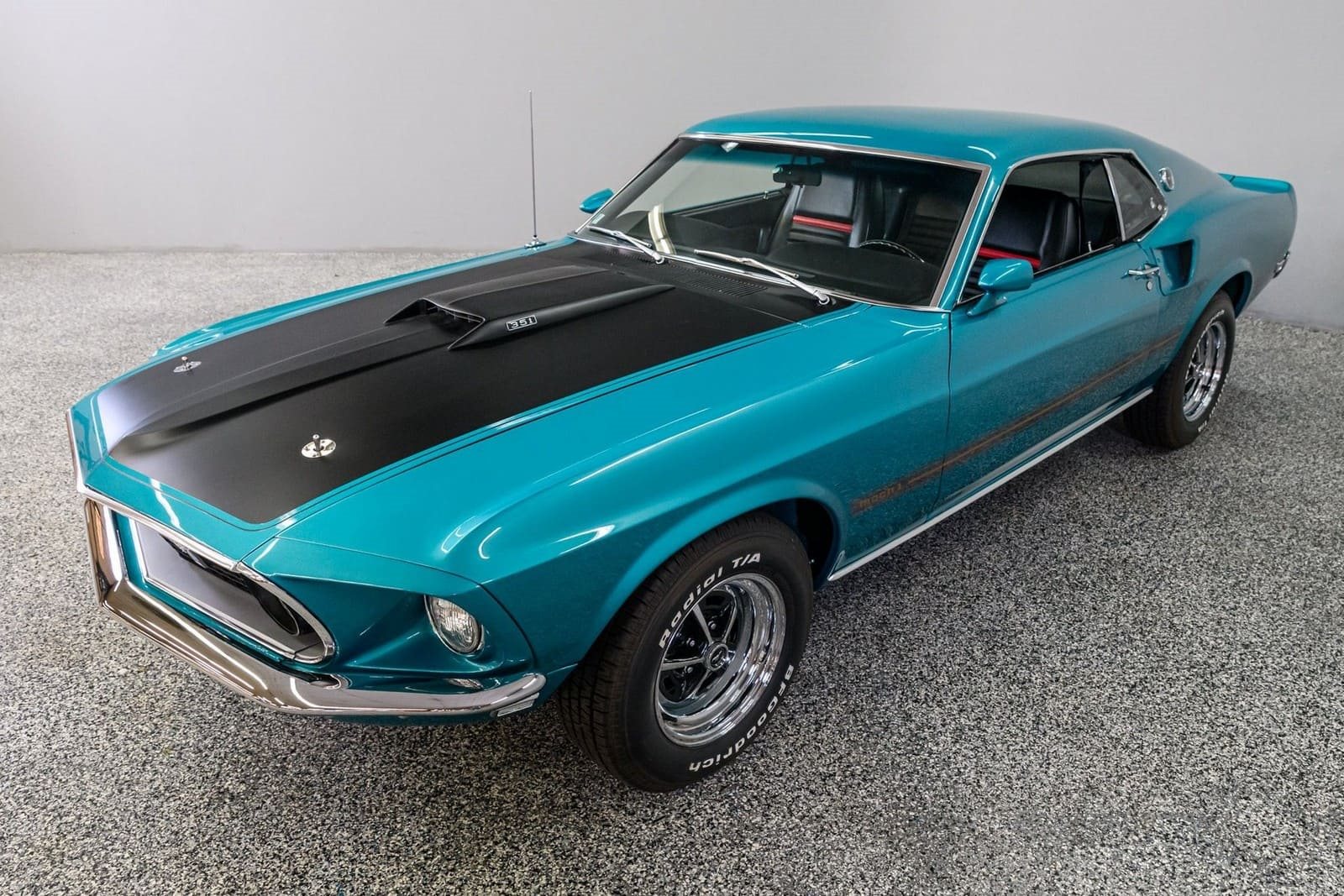1969 - FORD MUSTANG MACH 1 GULFSTREAM AQUA, foto 24