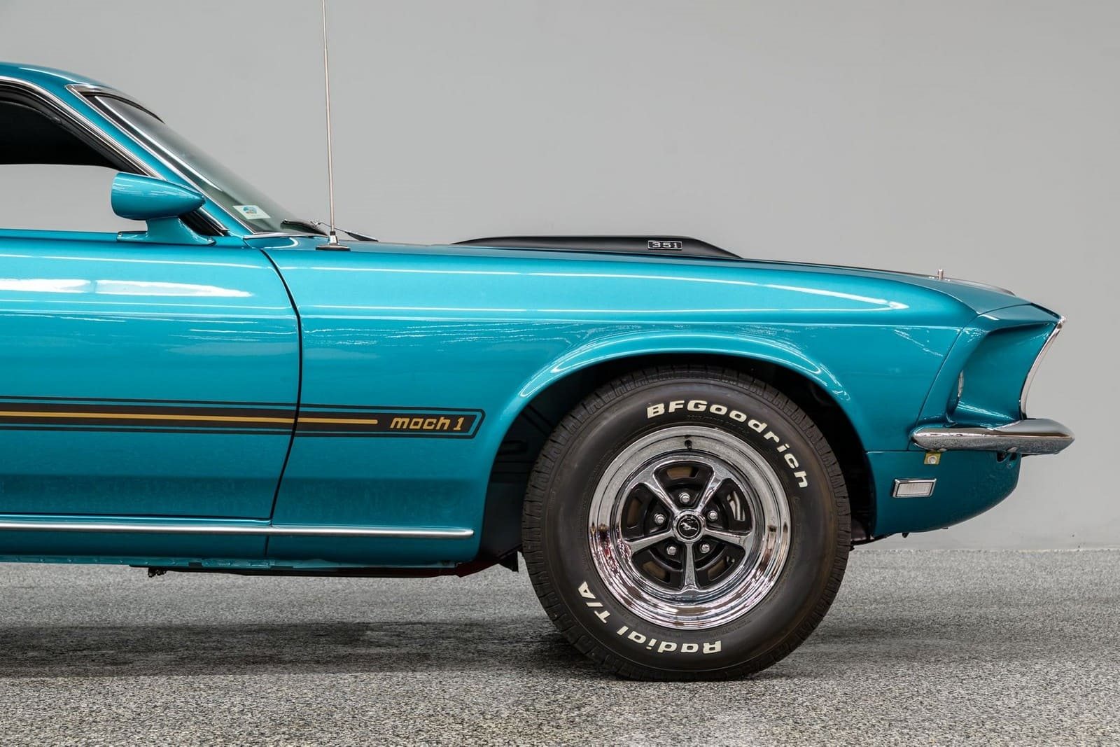 1969 - FORD MUSTANG MACH 1 GULFSTREAM AQUA, foto 31