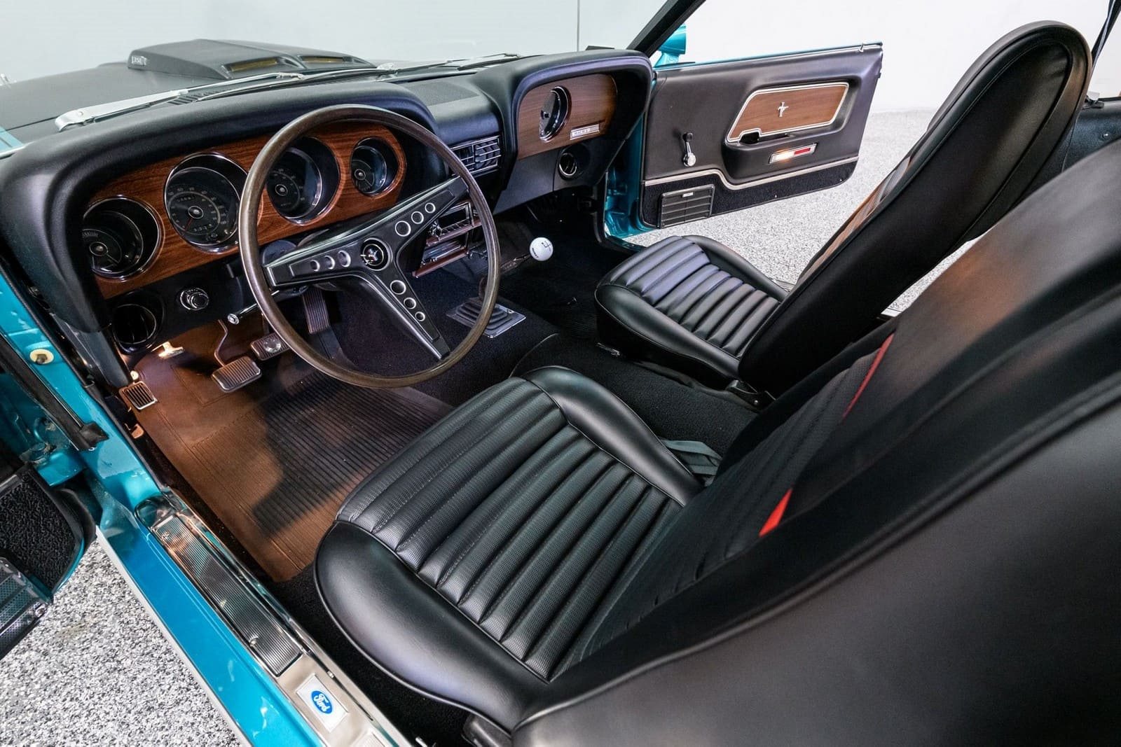 1969 - FORD MUSTANG MACH 1 GULFSTREAM AQUA, foto 34
