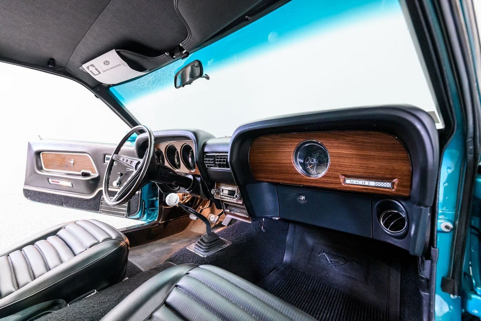 1969 - FORD MUSTANG MACH 1 GULFSTREAM AQUA, foto 44