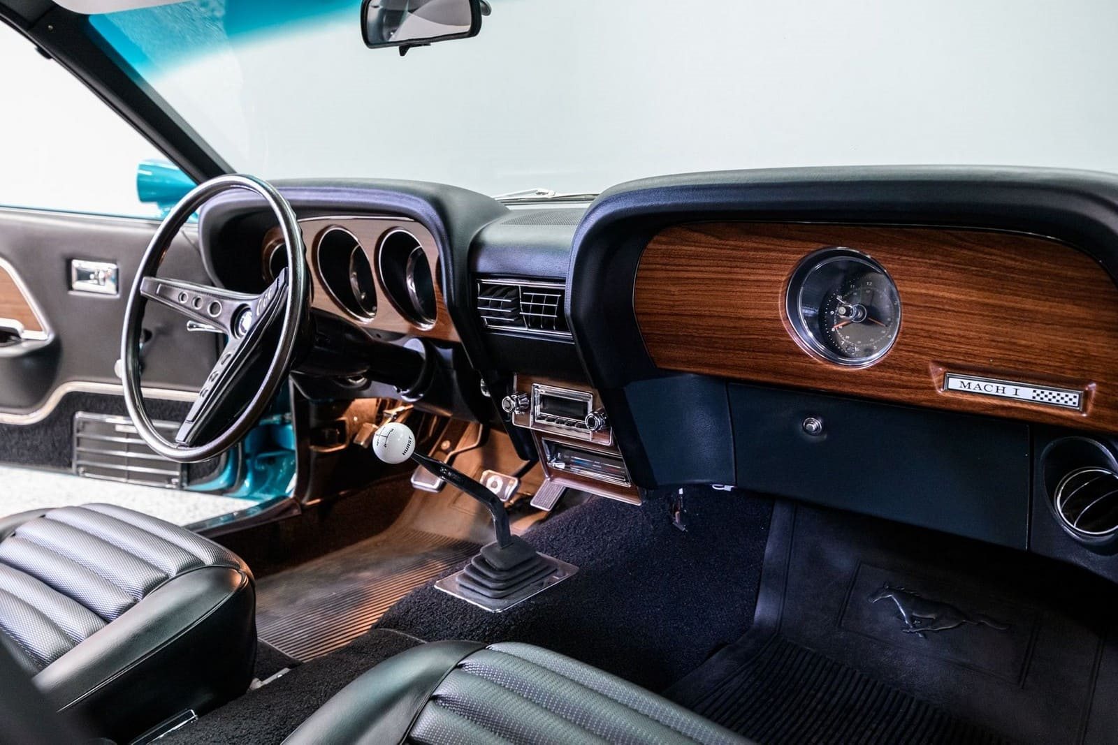 1969 - FORD MUSTANG MACH 1 GULFSTREAM AQUA, foto 45