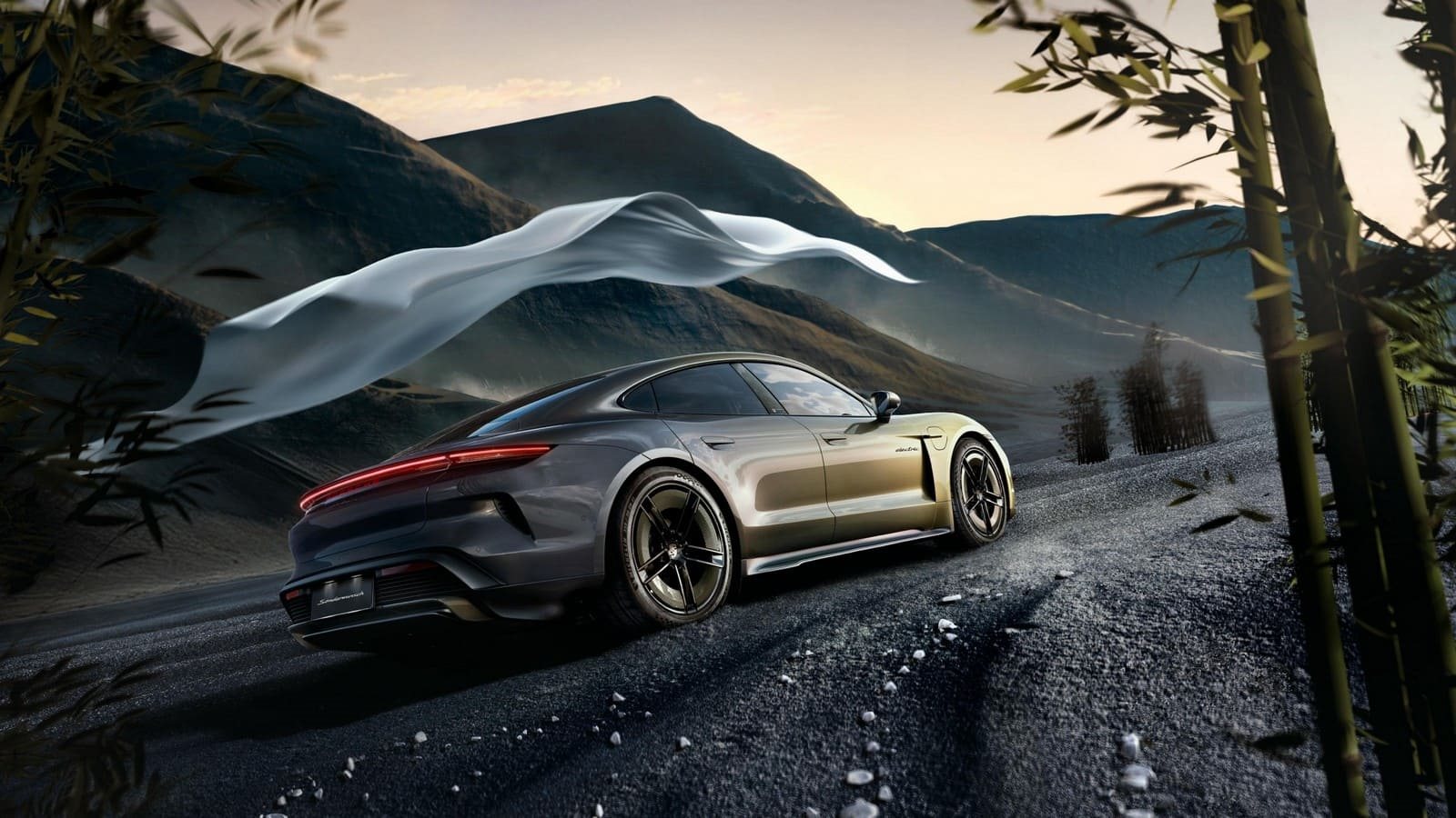 PORSCHE TAYCAN TURBO S CELESTIAL JADE, foto 4