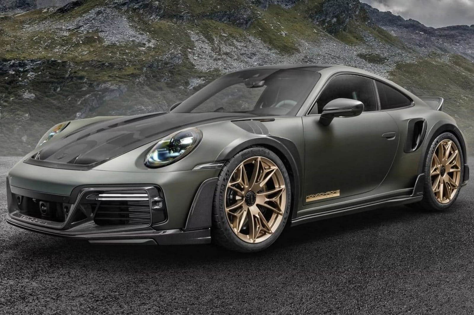 PORSCHE 911 TURBO S TECHART MONOCHROME, foto 1