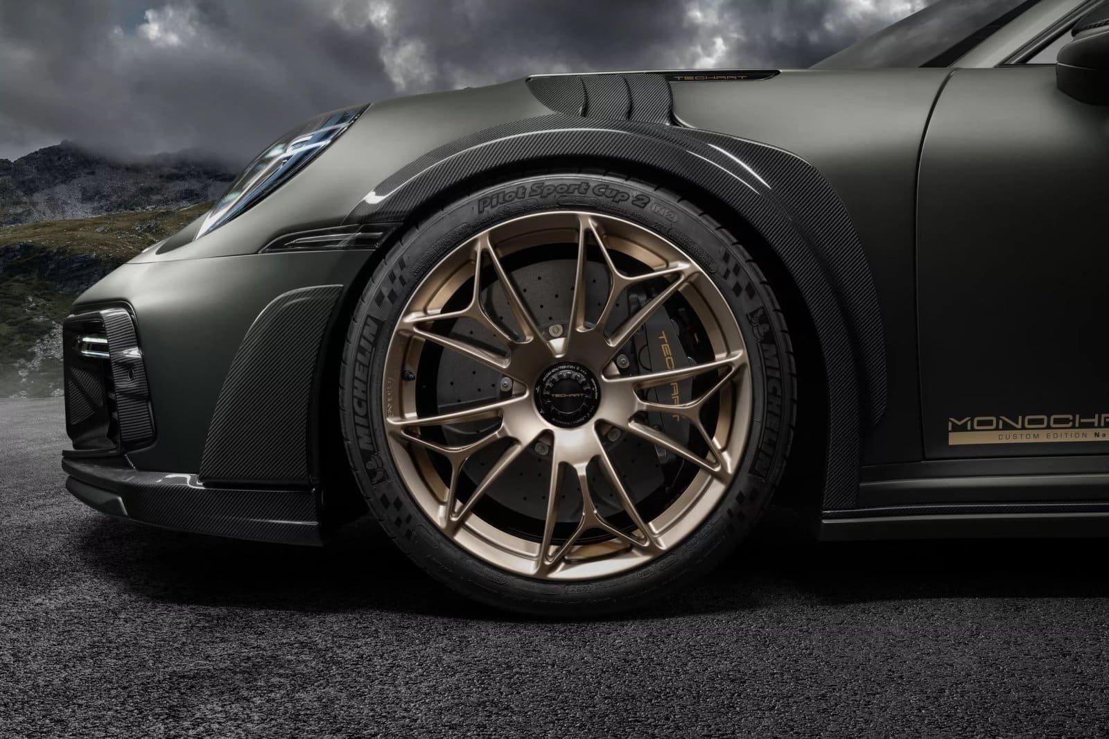 PORSCHE 911 TURBO S TECHART MONOCHROME, foto 5