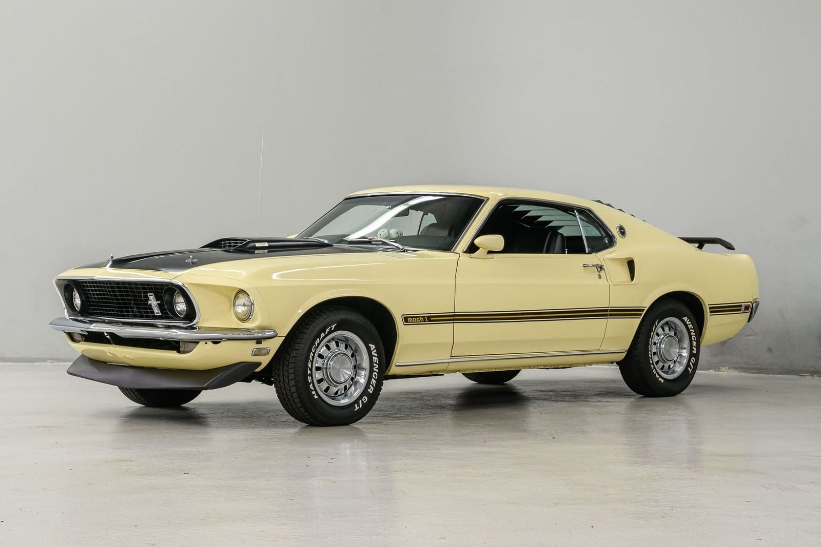 1969 - FORD MUSTANG MACH 1 MEADOWLARK YELLOW, foto 1