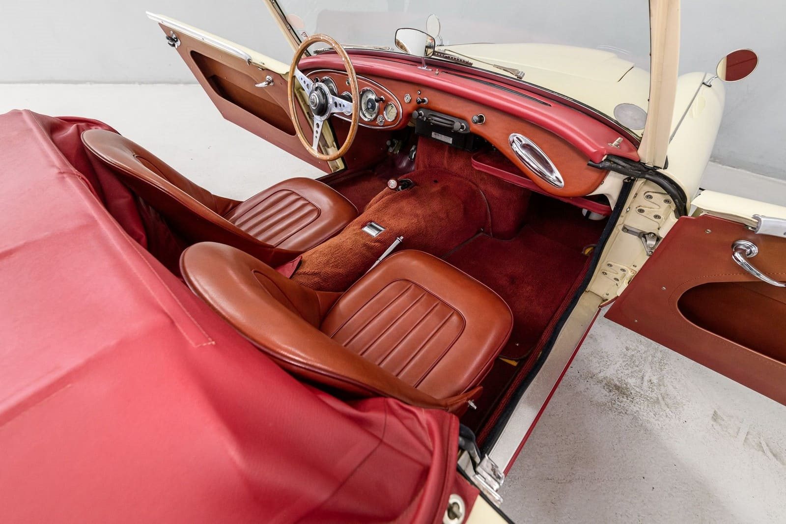 1960 - AUSTIN-HEALEY 3000 MK-I BT7 CREAM/RED, foto 11