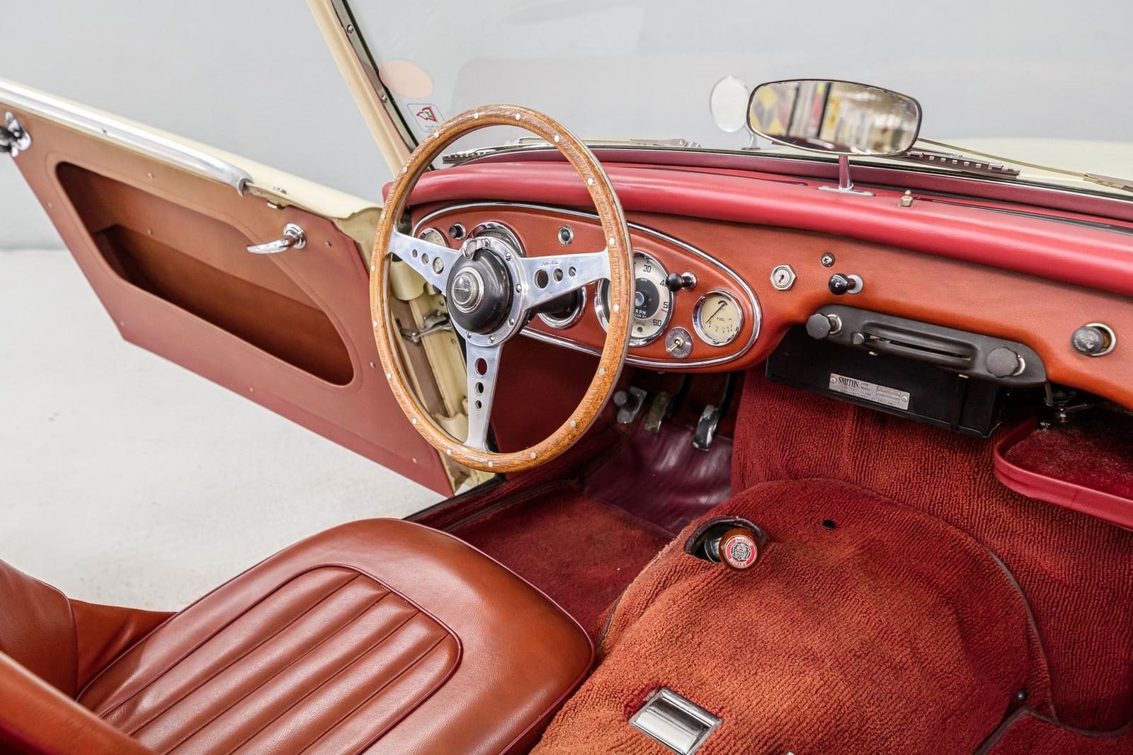 1960 - AUSTIN-HEALEY 3000 MK-I BT7 CREAM/RED, foto 18
